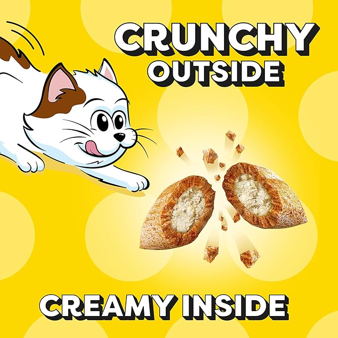 Temptations Kitten Crunchy and Soft Cat Treats Chicken and Dairy Flavor, 3 oz. Pouch, (Pack of 12)