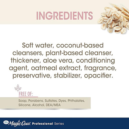 Four Paws Magic Coat Professional Series Nourishing Oatmeal 2 in 1 Dog Shampoo and Conditioner, 16 oz.