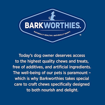 Barkworthies Odor-Free 12-inch Bully Sticks (3 Pack) - Healthy Dog Chews - Protein-Packed, Easily digestible, All-Natural Rawhide Alternative Dog Treats - Promotes Dental Health