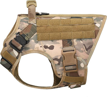 Dog Harness for Small Medium Large Sized Dogs, Durable Tactical Vest for Pets, Cooling Coat for Dogs, Outdoor-Resistant, pet Training Chest, and leashes. (Small)