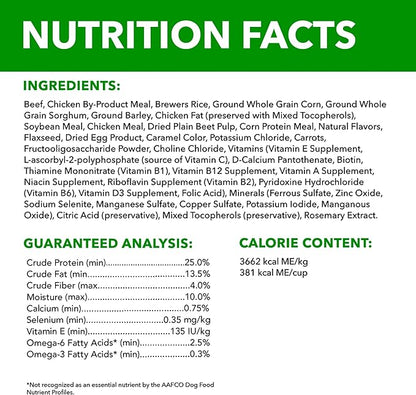 IAMS Proactive Health Adult Dry Dog Food Beef and Rice Recipe, 30 lb. Bag