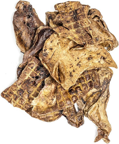 Hotspot Pets Premium Raw Dehydrated Single Ingredient Lamb Lung Dog Treats - 1lb Big Bag All-Natural, Made in USA - High Protein, Low Fat - A Rawhide Alternative for All Dogs