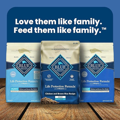 Blue Buffalo Life Protection Formula Large Breed Adult Dry Dog Food, Promotes Joint Health and Lean Muscles, Made with Natural Ingredients, Lamb & Brown Rice Recipe, 30-lb. Bag