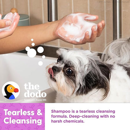 The Dodo Calming Shampoo & Spray for Dogs Twin Pack; 12oz Calming Dog Shampoo + 12oz Calming Dog Spray with Lavender and Chamomile; Vegan, Cruelty-Free, No DEA, MEA, SLS or Parabens