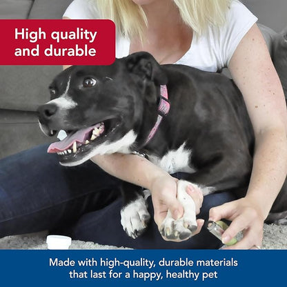 Coastal Pet - Safari Guillotine Dog Nail Trimmer - Double-Bladed Guillotine Style Dog Nail Trimmers - Owner-Friendly Vinyl Grip - for Medium to Large Dogs - Large (5" L x 3" W)