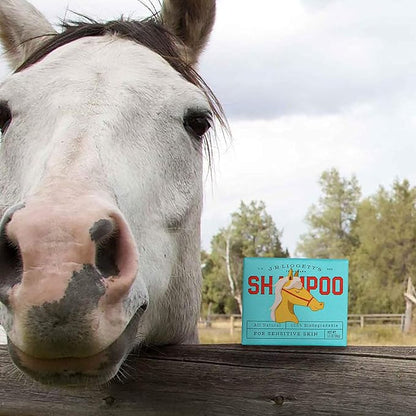 J·R·LIGGETT'S Horse Mane and Tail Shampoo Bar Great for Sensitive Skin | Relieves Dry, Itchy Skin | Hypoallergenic Formula, Biodegradable | 100% Detergent-Free, Ecologically Correct, Non-GMO, 3.5 oz.