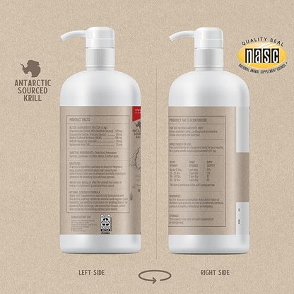 Grizzly Pet Products Joint Aid Liquid Hip and Joint Health Supplement Product for Dogs and Cats, 32 Ounce