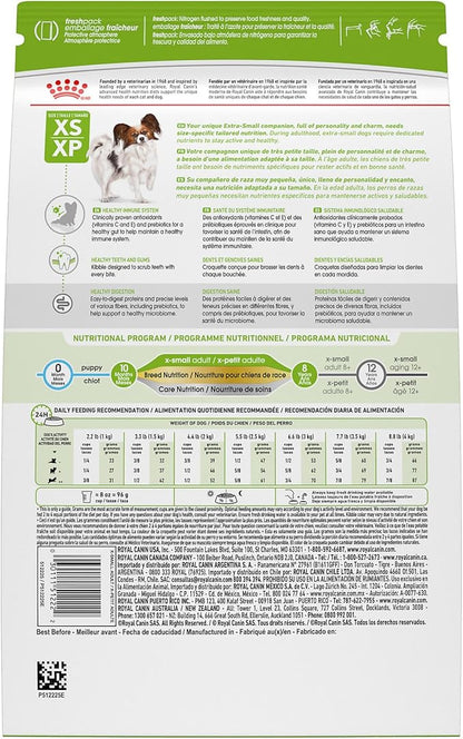 Royal Canin Size Health Nutrition X-Small Adult Dry Dog Food, 14 lb Bag