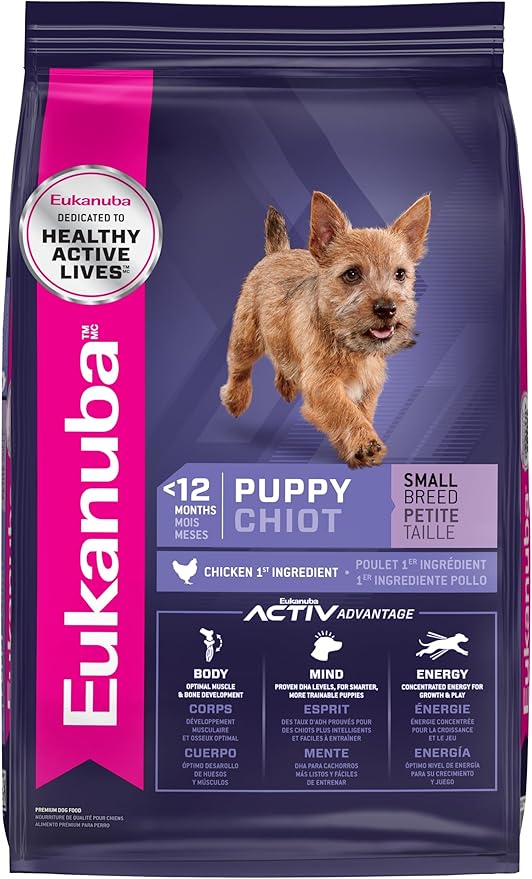 Eukanuba Puppy Small Breed Dry Dog Food, 15 lb
