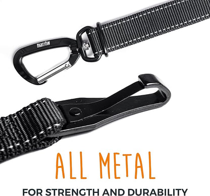 Mighty Paw Dog Seat Belt - Latch Bar Attachment Like A Child's Car Seat - Strong and Durable with 850+ LBS Force Tension - All Metal for Strength and Durability - Keeps Your Dog Restrained and Calm