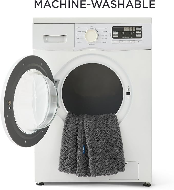 Bedsure Dog Blanket for Small Dogs Washable - Fluffy Fuzzy Puppy Cat Blanket with Premium 300GSM Coral Fleece Soft for Pet Kitten Doggy, Grey, 25x35IN