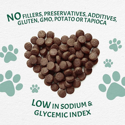 Canine Caviar - Open Sky: Duck & Teff Alkaline Dry Dog Food, Limited Ingredients, Gluten-Free, Based on Science & Research, Veterinary Alternative Diet (4.4 Pound Bag)