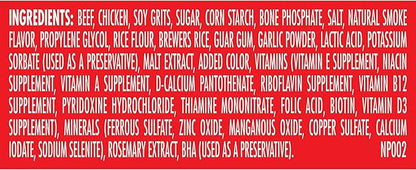 Milk-Bone Soft & Chewy Dog Treats, Beef & Filet Mignon Recipe With Chuck Roast, 25 Ounce Container