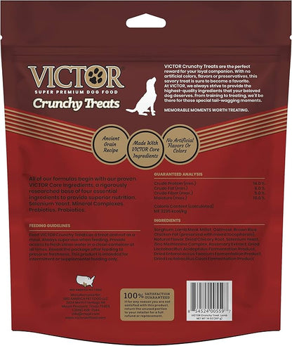 Victor Super Premium Dog Food  Classic Crunchy Dog Treats with Lamb Meal  Gluten-Free Treats for Small, Medium and Large Breed Dogs, 14oz
