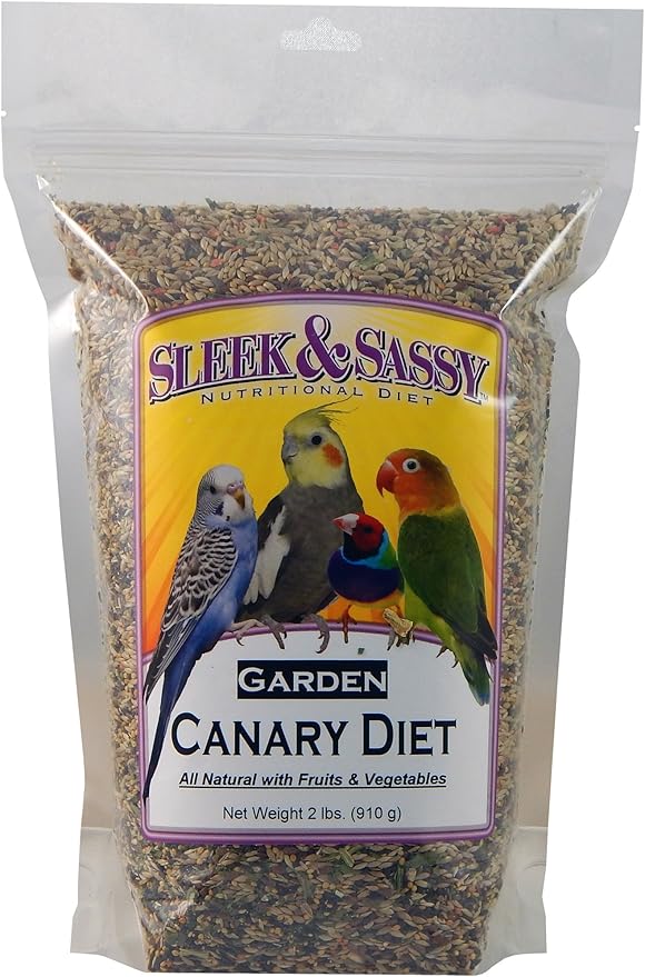 SLEEK & SASSY Garden Canary Bird Food (2 lbs.)