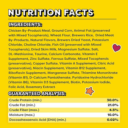 Temptations Kitten Crunchy and Soft Cat Treats Chicken and Dairy Flavor, 6.3 oz. Pouch, (Pack of 10)