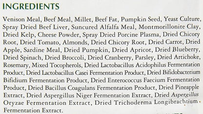 Nature's Logic Dry Dog Food - 100% Natural - No Synthetics - For All Ages, Sizes, Breeds - Free From Common Allergens, High Protein - Venison Meal Feast, 4.4lbs