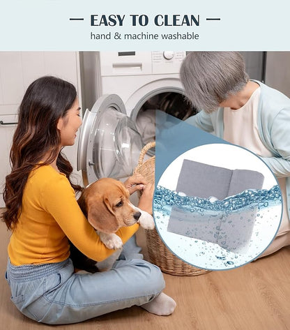 Dog Pillow Dog Calming Pillow for Small Dog & Cat Sleep Dog Neck Pillow for Joint Relief Sleeping Improve Anxiety Relief Pet Pillow with High Resilience Sponge