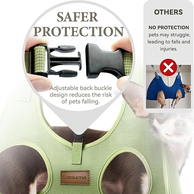 Dog Grooming Hammock  for Dogs Cat Grooming Hammock,Dog Sling for Nail Trimming with Dog Nail Clippers for Small Dogs,Dog Hammock for Nail Trim,Dog Hanging Harness for Nail Trimming