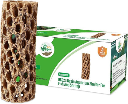 5.9“ Resin Cholla Wood Aquarium Décor Wood- Realistic Shrimp Hideout & Climbing Toy (1-Pack / 2-Pack) (1 PCS)