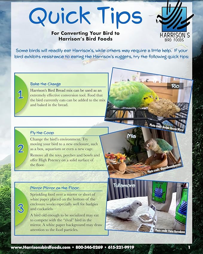 Harrison's Bird Foods Adult Lifetime Coarse Certified Organic Non-GMO Bird Food 25lb