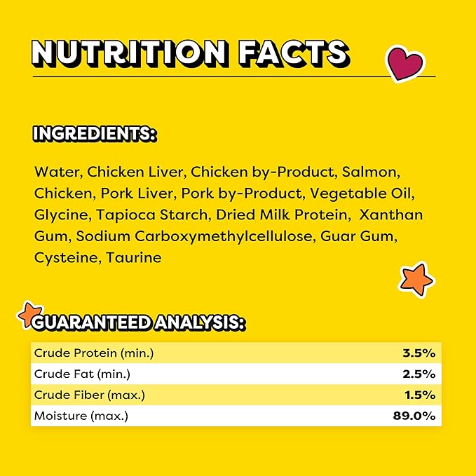 Temptations Creamy Puree Squeezable Lickable Wet Cat Treats with Salmon, 0.42 oz. Tubes, 4 Count, Pack of 11 (44 Total)