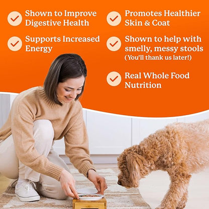 Dr. Harvey's Veg-to-Bowl Fine Ground Dog Food, Human Grade Dehydrated Base Mix for Dogs, Grain Free Holistic Mix for Small Dogs Trial Size (6.5 oz)