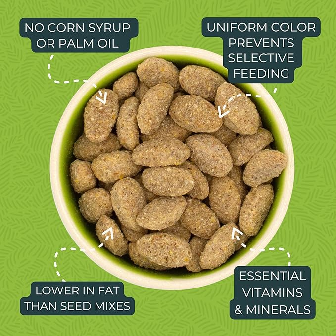 ZuPreem Natural Bird Food, Bird Feed Pellets for Amazons, Cockatoos & Macaws, ZuPreem Core Nutrition, Made in USA, Added Vitamins, Cockatoo Food, Macaw Feed, (Large, 3 lb Bag)