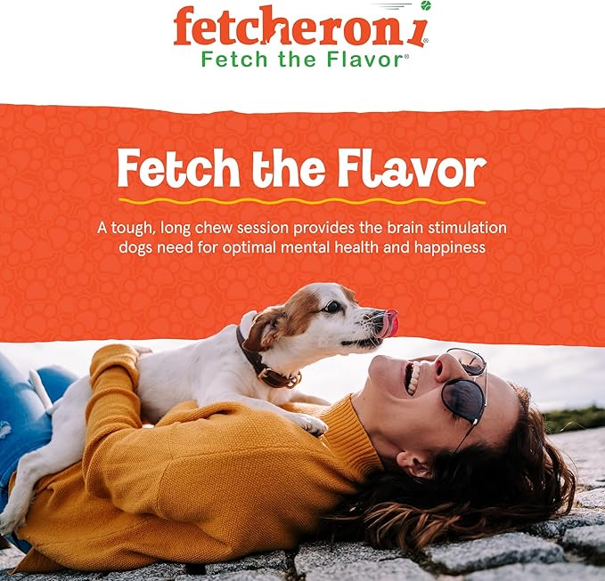 Bacon & Cheese Stuffed Dog Bones - 3-4 Inch Long Dog Treats - Natural Stuffed Dental Dog Bone Treats for Dogs - 5 Pack