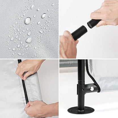 Dog Shade Shelter Pet Outdoor Tent Large Dog House Sun Rain Animal Shelter Livestock for Outside Dog Shade Canopy