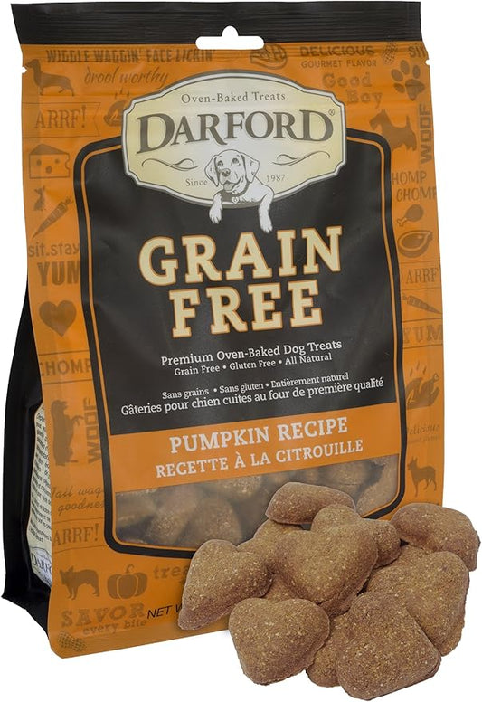 Grain Free Pumpkin Recipe Dog Treats, 12oz
