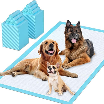 Puppy Pee Pads for Dogs Extra Large 32"x40" 100 Count, Super Absorbent & Quick-Dry, Thicken Disposable Potty Training Pads for Doggie Cats Rabbits, Leakproof Pet Piddle Pad