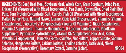 Nutrish Dry Dog Food, Real Beef, Pea & Brown Rice Recipe Whole Health Blend for Adult Dogs, 40 lb. Bag, Packaging May Vary (Rachael Ray)