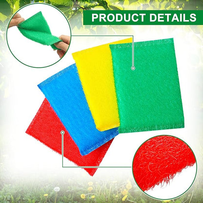 6 Pack Pet Cleaning Supplies Cage Saver Scrub Pad for Bird Rabbit Parakeet Guinea Pig Cleaning Cage Aquarium