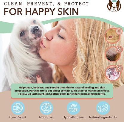 Natural Dog Company Healing Balm Wipes & Travel Sticks Bundle, Hypoallergenic, Cleaning & Deoderizing Wipes for Dogs, Plant Based, Made in USA