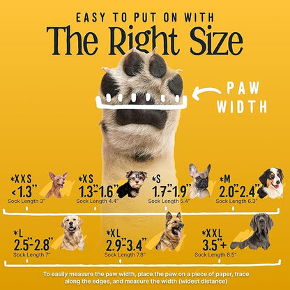 DOK TigerToes Premium Non-Slip Dog Socks for Hardwood Floors - Extra-Thick Grip That Works Even When Twisted - Prevents Licking, Slipping, and Great for Dog Paw Protection (Breezy Blue, Small)