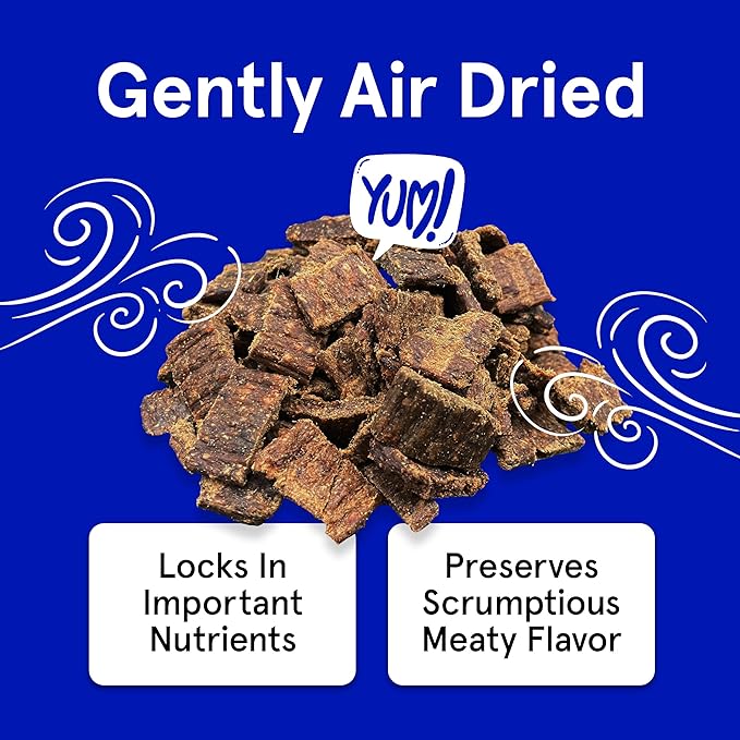 Real Meat Dog Treats - Two 12oz Bag of Bite-Sized Air-Dried Lamb Jerky for Dogs - Grain-Free Jerky Dog Treat Made up of 95% Human-Grade, Free-Range, Grass Fed Lamb - All-Natural High Protein Dog Treat