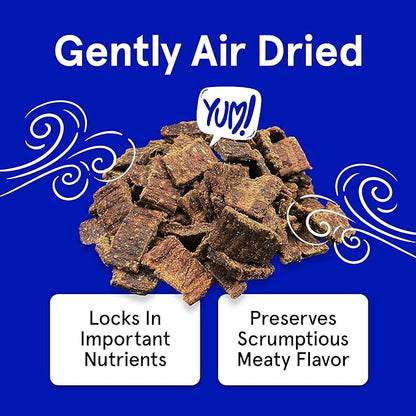 Real Meat Dog Treats - Two 12oz Bag of Bite-Sized Air-Dried Lamb Jerky for Dogs - Grain-Free Jerky Dog Treat Made up of 95% Human-Grade, Free-Range, Grass Fed Lamb - All-Natural High Protein Dog Treat