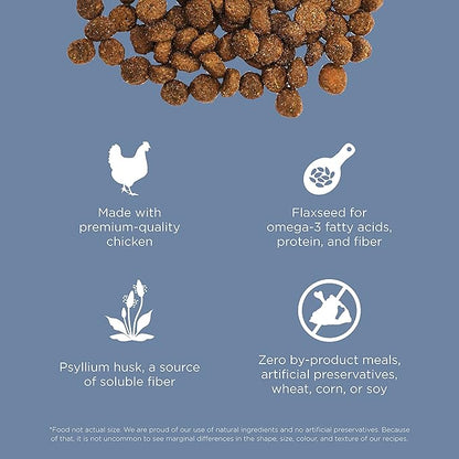 Go! Solutions Weight Management + Joint Care, Grain-Free Dry Cat Food, Chicken Recipe, 8 lb Bag