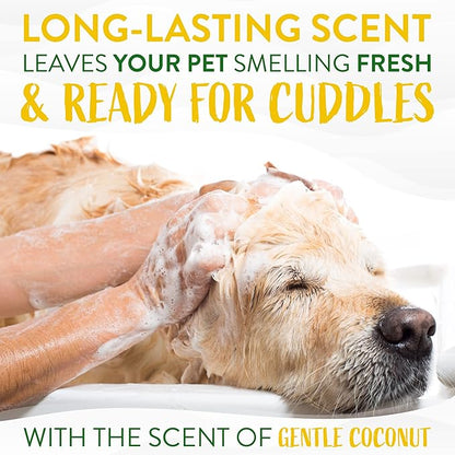 TropiClean Gentle Puppy Shampoo, Dog Shampoo for Allergies & Sensitive Skin, Made in USA, Gentle Coconut Scent, Safe for Cats & Kittens, 20oz