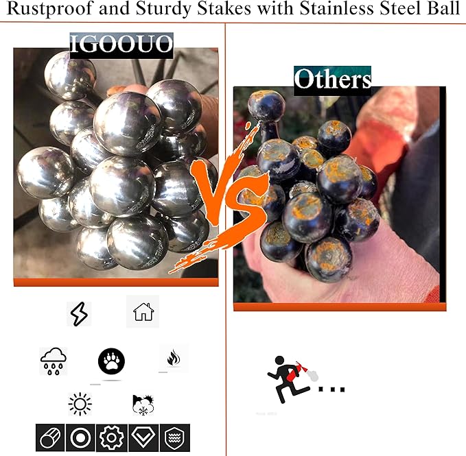 Dog Playpen Outdoor for Medium/Large Dogs 36'' High, 2 Add-On Heavy Duty Dog Playpen with Rustproof and Sturdy Stakes, 3ft Dog Fence for RV Camping