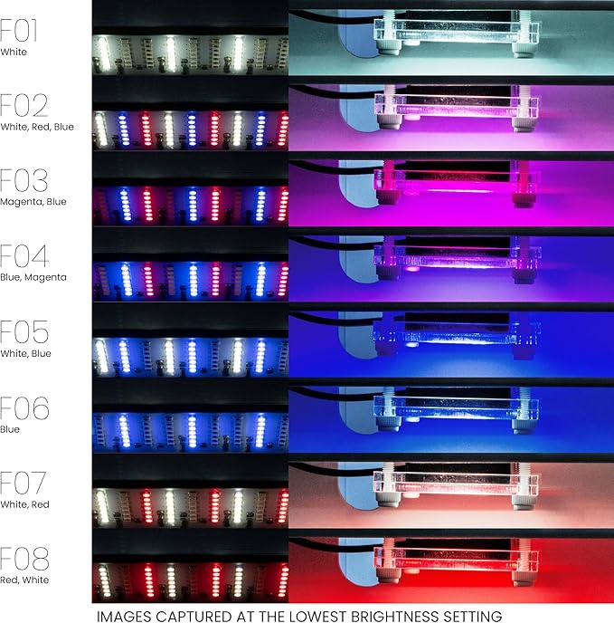 Ultum Nature Systems Refugium Light - Small Customizable Submersible Aquarium LED Lamp w/Inline Timer, Full Spectrum Grow for Chaeto Macro Algae Saltwater Reef Tanks - Magnetized