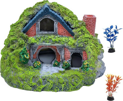 M2cbridge Antique Roman Column Ruins European Castle Aquarium Decorations Fish Tank Hideout Rocks (Fairy Garden)