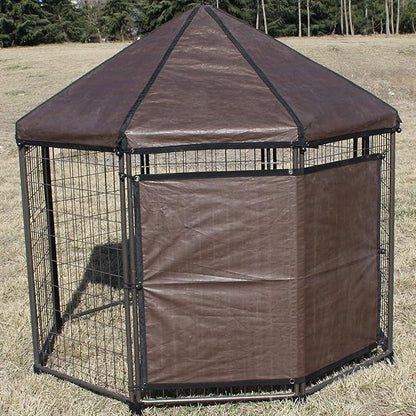 Advantek Original Pet Gazebo Outdoor Reversible Nylon Sun Shade with 4 Ball Ties