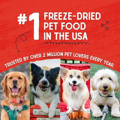 Stella & Chewy's Freeze Dried Raw Dinner Patties  Grain Free Dog Food, Protein Rich Absolutely Rabbit Recipe  14 oz Bag