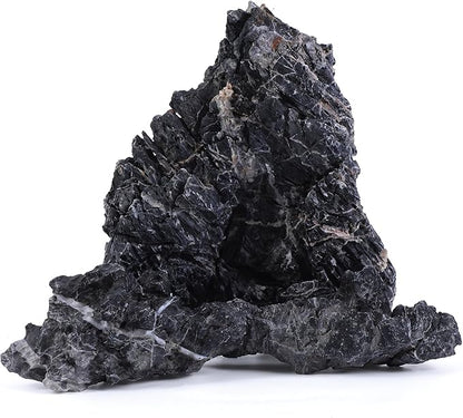 10-12 Inches Natural Seiryu Stone 3 PCS Extra Large Aquarium Rocks for Aquascaping, Aquarium Landscaping, Terrariums, Fish Tank Decoration, Vivariums, Paludarium, Amphibian Enclosures