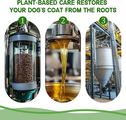 Dog Shampoo for Allergies & Itching -Natural Camellia Oil Pet Shampoo for Sensitive Skin, Deshedding, Smooth Coat for Smelly Dogs|Reduce Hair Loss & Odor Removal | 16 oz