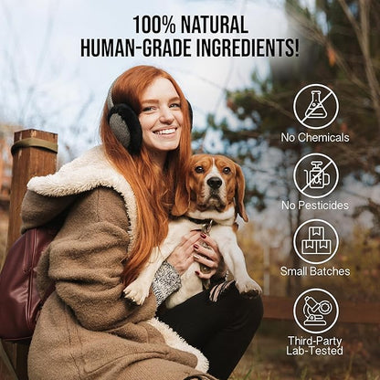 Ease - Pet Hemp Oil for Dogs - Hip, Joint, & Mobility Support - Comfort & Daily Wellness Drops with Turmeric, Frankincense, & MCT Oil