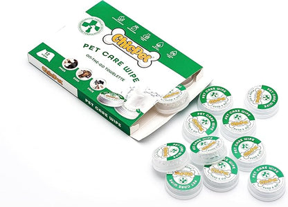 Push and User-Ready, On-The-Go Unscented Dog Wipes, Hypoallergenic Grooming Wipes Cleaning for Easy Use for Paws, Body and Butt, Pet Wipes Good for Sensitive Skin