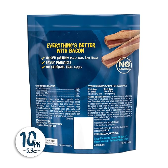 Purina Busy With Beggin' Twist'd Tiny Dog Treats - (Pack of 6) 10 ct. Pouches